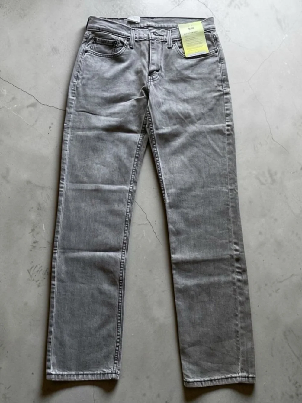 💛‎ Levis 514 Straight Jeans Mens 29x32 Gray NWT